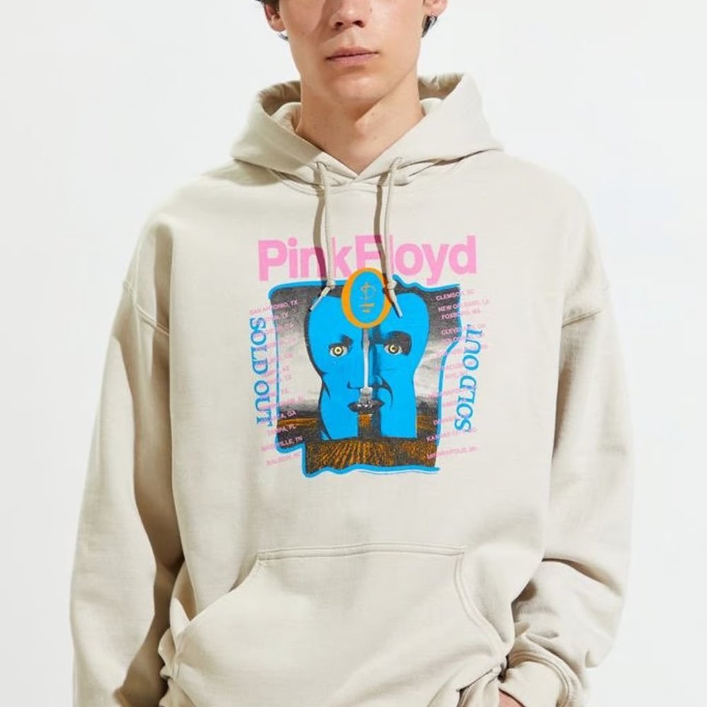 Pink Floyd Hoodie Size Small Sweatshirt Junk Food Tees The Division Bell 1994